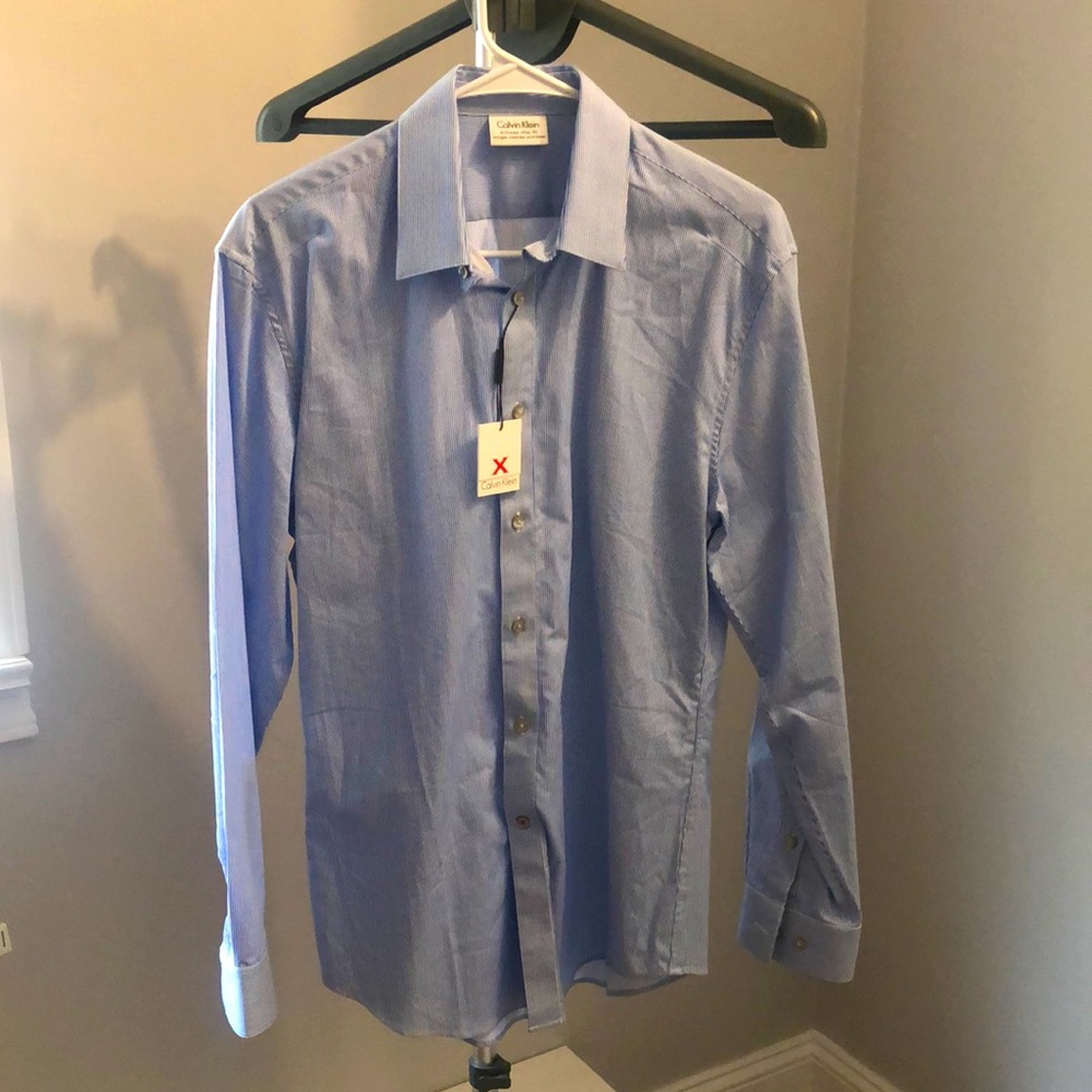 BRAND NEW! Calvin Klein Extreme Slim Fit Stripe Shirt